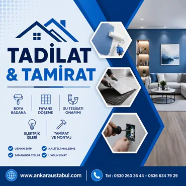 Ankara Usta Bul. Lokman Usta : 0536 634 79 29 - İsmail Usta : 0530 263 36 44