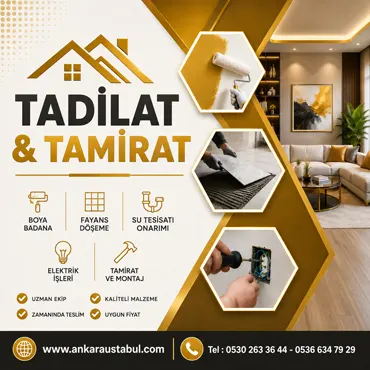 Ankara Usta Bul. Lokman Usta : 0536 634 79 29 - İsmail Usta : 0530 263 36 44